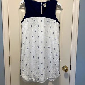 Hatley Embroidered Notch Neck Dress EUC